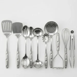 stainless steel utensil set (10 pieces)